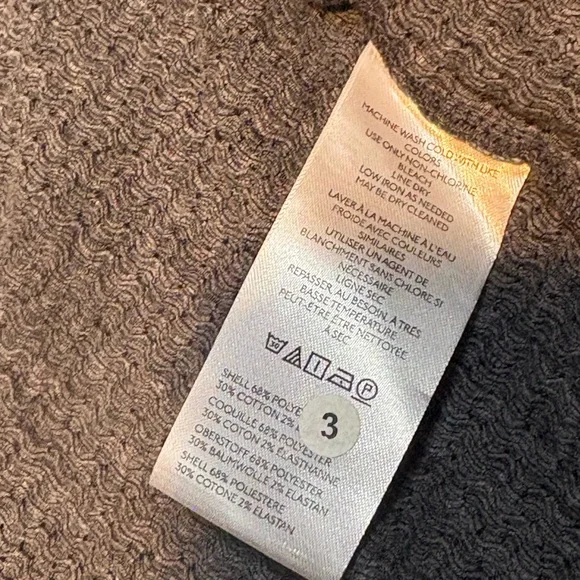 Pilcro Textured Wrap Knit Top Womens size medium black - Picture 6 of 8